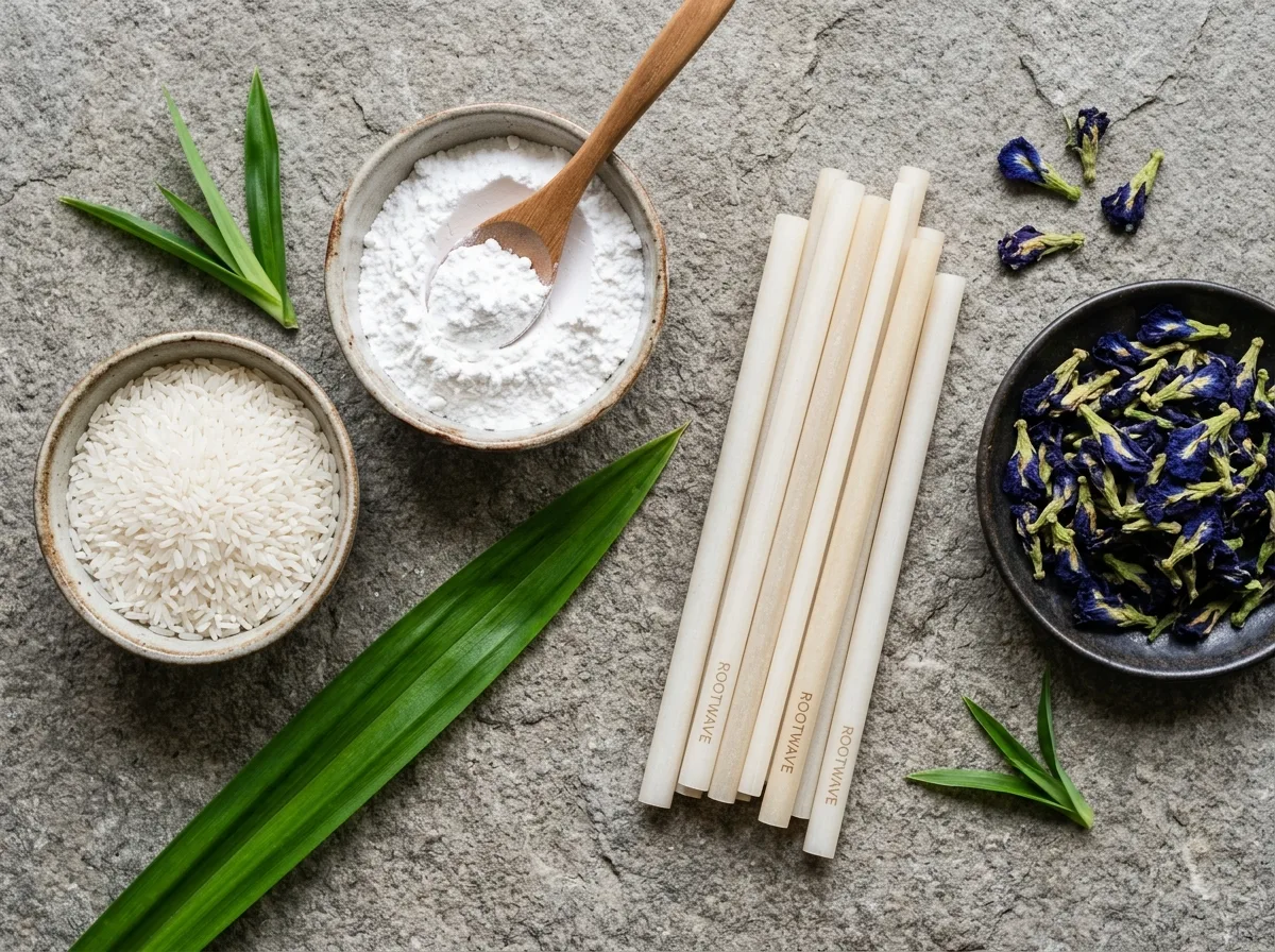 Pure milled rice and cassava tapioca starch ingredients